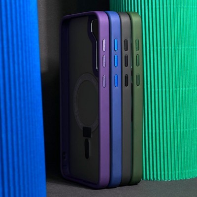 Чохол WAVE Attraction Case with Magnetic Ring Samsung Galaxy S23 Ultra green