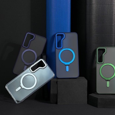 Чохол WAVE Attraction Case with Magnetic Ring Samsung Galaxy S24 green