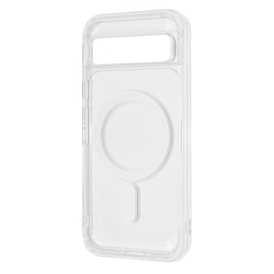 Чохол WAVE Clear Case (PC+TPU) with Magnetic Ring Google Pixel 8A clear