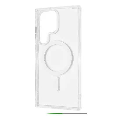 Чохол WAVE Clear Case (PC+TPU) with Magnetic Ring Samsung Galaxy S24 Ultra clear