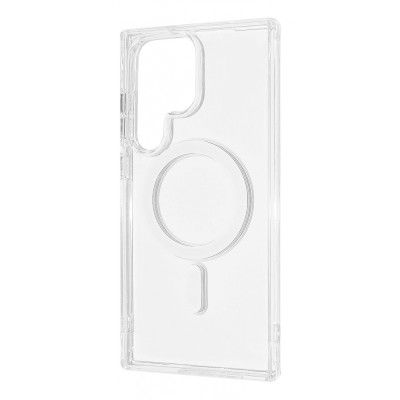 Чохол WAVE Clear Case (PC+TPU) with Magnetic Ring Samsung Galaxy S25 Ultra clear
