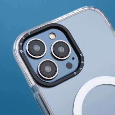 Чохол WAVE Clear Case Side with Magnetic Ring iPhone 15 Plus black