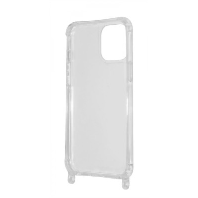 Чохол WAVE Clear Case with Strap iPhone 11 black