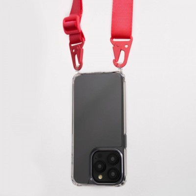Чохол WAVE Clear Case with Strap iPhone 12 Pro Max pink