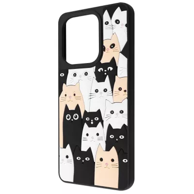 Чохол WAVE Doodle Case Xiaomi Redmi Note 13 4G cats