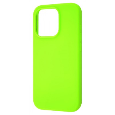 Чохол WAVE Full Silicone Cover iPhone 15 Pro Max lime green