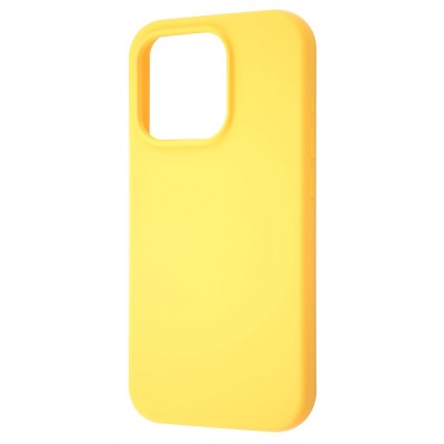 Чохол WAVE Full Silicone Cover iPhone 15 Pro Max yellow