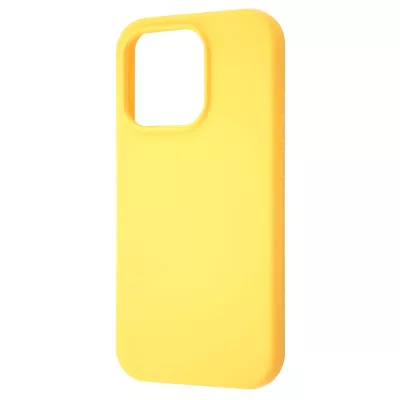 Чохол WAVE Full Silicone Cover iPhone 15 Pro yellow