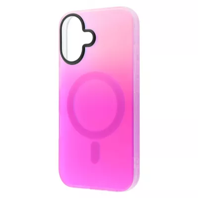 Чохол WAVE Matte Gradient Colors with Magnetic Ring iPhone 16 pink/purple