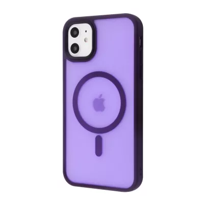 Чохол WAVE Matte Insane Case with Magnetic Ring iPhone 11 deep purple
