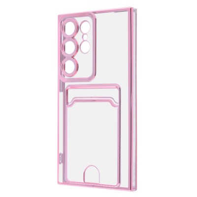 Чохол WAVE Metal Pocket Case Samsung Galaxy S24 Ultra pink
