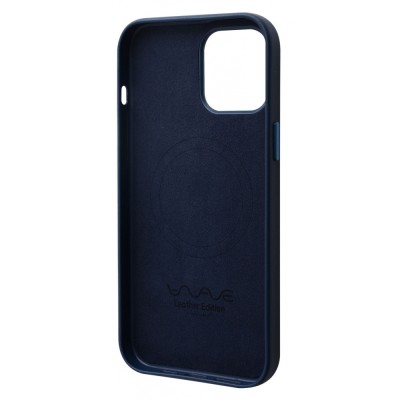 Чохол WAVE Premium Leather Edition Case with Magnetic Ring iPhone 12 Pro Max deep violet