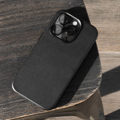 Чохол WAVE Premium Leather Edition Case with Magnetic Ring iPhone 12/12 Pro deep violet