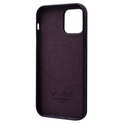 Чохол WAVE Premium Leather Edition Case with Magnetic Ring iPhone 12/12 Pro orange