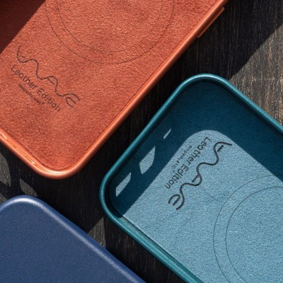Чохол WAVE Premium Leather Edition Case with Magnetic Ring iPhone 15 Plus ink