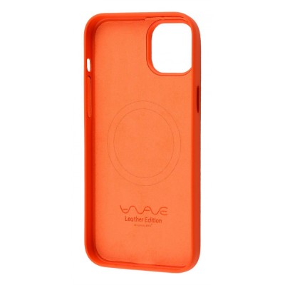 Чохол WAVE Premium Leather Edition Case with Magnetic Ring iPhone 15 Plus midnight