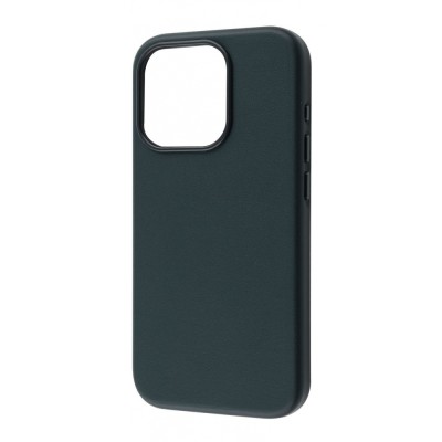 Чохол WAVE Premium Leather Edition Case with Magnetic Ring iPhone 15 Pro forest green