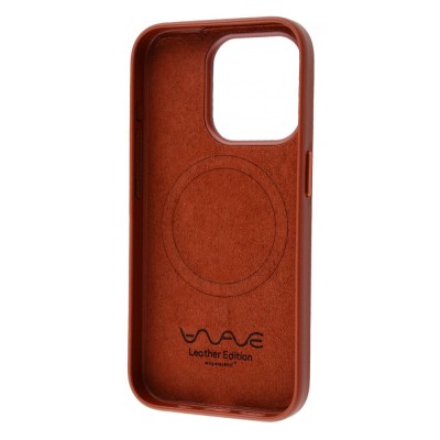 Чохол WAVE Premium Leather Edition Case with Magnetic Ring iPhone 15 Pro forest green