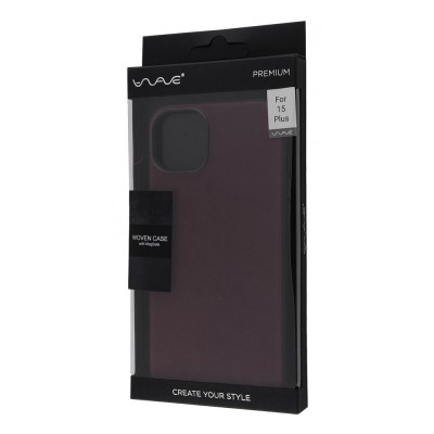 Чохол WAVE Premium Woven Case with Magnetic Ring iPhone 15 Plus mulberry