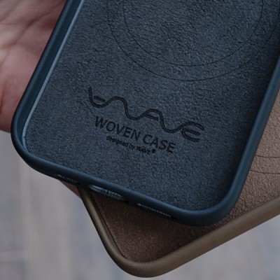 Чохол WAVE Premium Woven Case with Magnetic Ring iPhone 15 Pro Max black