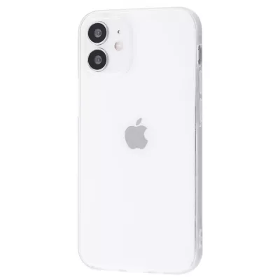 Чохол Силікон 0.5 mm iPhone 12 mini white