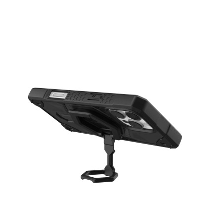 Чохол+магнітне кільце-тримач UAG для iPhone 16 Pro Max, Monarch Pro Magsafe, Carbon Fiber/Black Stand (1144571BV01)