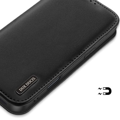 Чохол-книжка Dux Ducis Hivo для Apple iPhone 16 Pro (6.3") Black