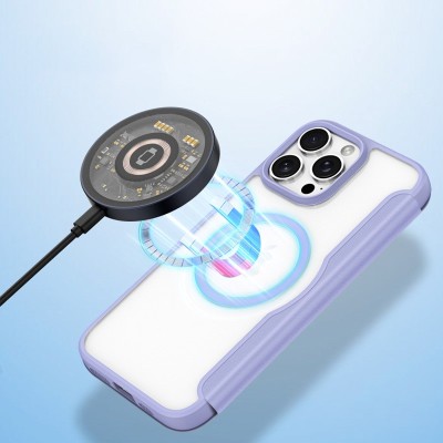 Чохол-книжка Dux Ducis Skin X Pro with MagSafe для Apple iPhone 16 Pro Max (6.9") Purple