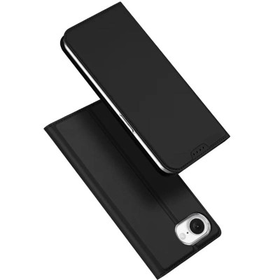 Чохол-книжка Dux Ducis з кишенею для візиток для Apple iPhone 16e (6.1") Чорний Чохол-книжка Dux Ducis з кишенею для візиток для Apple iPhone 16e (6.1") Чорний