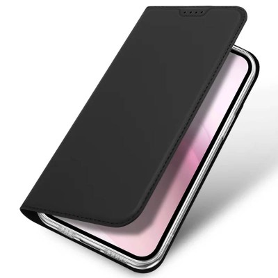 Чохол-книжка Dux Ducis з кишенею для візиток для Apple iPhone 16e (6.1") Чорний Чохол-книжка Dux Ducis з кишенею для візиток для Apple iPhone 16e (6.1") Чорний