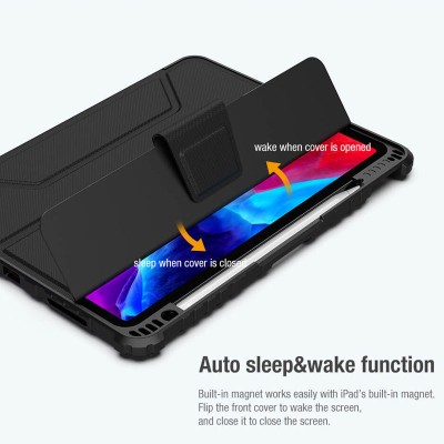 Чохол-книжка Nillkin Bumper Pro для Apple iPad Pro 11" (2020-22) / Air 10.9"(2020-22) / Air 11" 2024 Black Чохол-книжка Nillkin Bumper Pro для Apple iPad Pro 11" (2020-22) / Air 10.9"(2020-22) / Air 11" 2024 Black