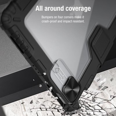 Чохол-книжка Nillkin Bumper Pro для Apple iPad Pro 11" (2020-22) / Air 10.9"(2020-22) / Air 11" 2024 Black Чохол-книжка Nillkin Bumper Pro для Apple iPad Pro 11" (2020-22) / Air 10.9"(2020-22) / Air 11" 2024 Black