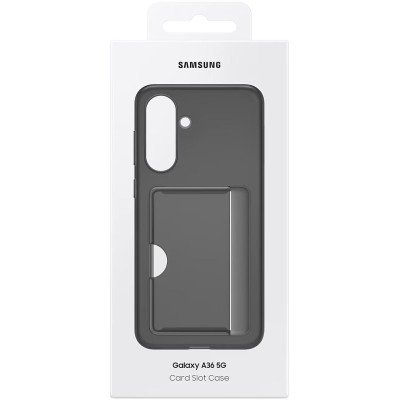 Чохол-накладка Samsung A36 Card Slot Case EF-OA366TBEGWW / Black