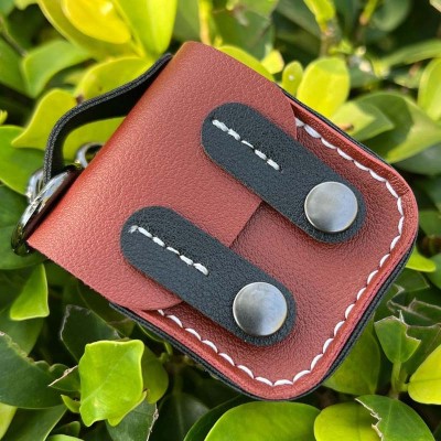 Шкіряний футляр Briefcase для навушників AirPods 1/2 Brown / Black Шкіряний футляр Briefcase для навушників AirPods 1/2 Brown / Black