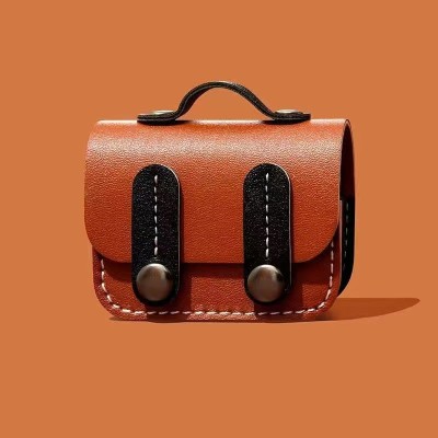 Шкіряний футляр Briefcase для навушників AirPods Pro Brown / Black