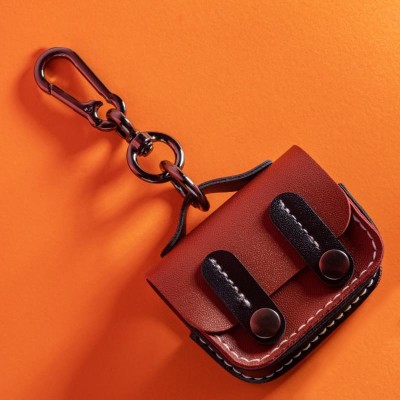 Шкіряний футляр Briefcase для навушників AirPods Pro Brown / Black
