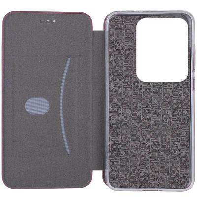 Шкіряний чохол (книжка) Classy для Oppo A3 4G / А3х 4G Бордовий Шкіряний чохол (книжка) Classy для Oppo A3 4G / А3х 4G Бордовий
