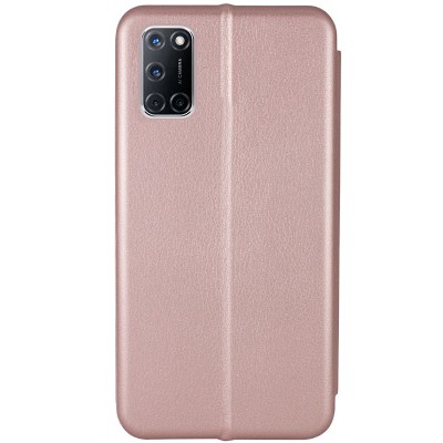 Шкіряний чохол (книжка) Classy для Oppo A52 / A72 / A92 Rose Gold