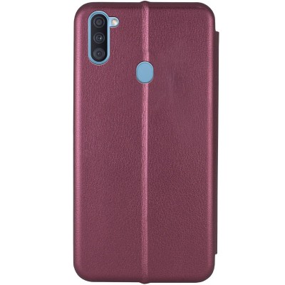 Шкіряний чохол (книжка) Classy для Samsung Galaxy A11 Бордовий