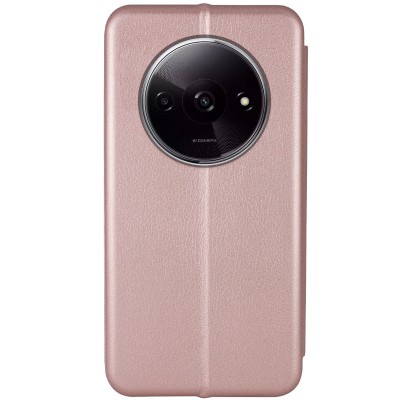 Шкіряний чохол (книжка) Classy для Xiaomi Redmi A3 Rose Gold