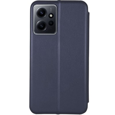 Шкіряний чохол (книжка) Classy для Xiaomi Redmi Note 12 4G Темно-синій