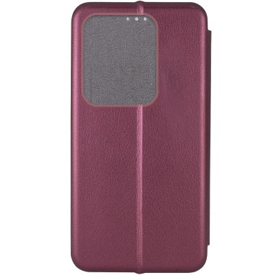 Шкіряний чохол (книжка) Classy для Xiaomi Redmi Note 14 5G Бордовий