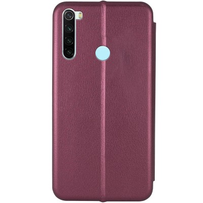 Шкіряний чохол (книжка) Classy для Xiaomi Redmi Note 8T Бордовий