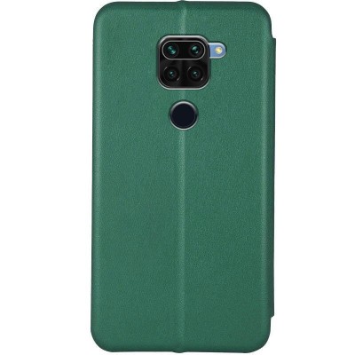 Шкіряний чохол (книжка) Classy для Xiaomi Redmi Note 9 / Redmi 10X Зелений