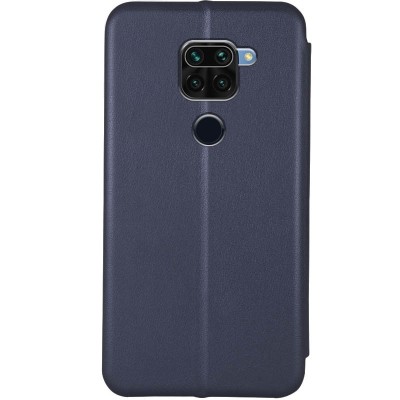 Шкіряний чохол (книжка) Classy для Xiaomi Redmi Note 9 / Redmi 10X Темно-синій