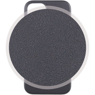 Шкіряний чохол Leather Case (AAA) with MagSafe and Animation для Apple iPhone 13 (6.1") Midnight