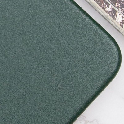 Шкіряний чохол Leather Case (AAA) with MagSafe and Animation для Apple iPhone 13 (6.1") Sequoia Green