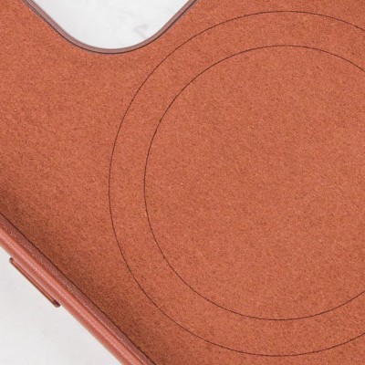 Шкіряний чохол Leather Case (AAA) with MagSafe and Animation для Apple iPhone 14 (6.1") Umber Шкіряний чохол Leather Case (AAA) with MagSafe and Animation для Apple iPhone 14 (6.1") Umber