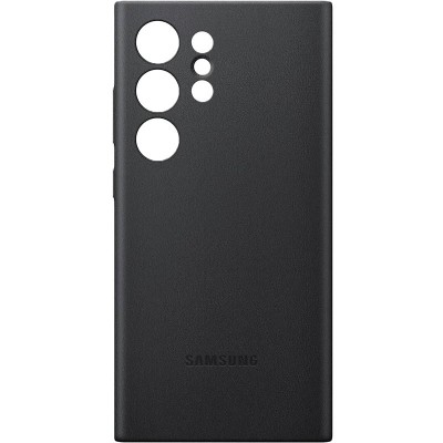 Шкіряний чохол Leather Case (AAA) для Samsung Galaxy S24 Ultra Black