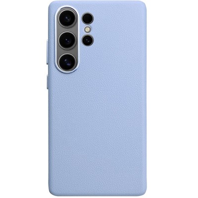 Шкіряний чохол Leather Case (AAA) для Samsung Galaxy S25 Ultra Clove Purple